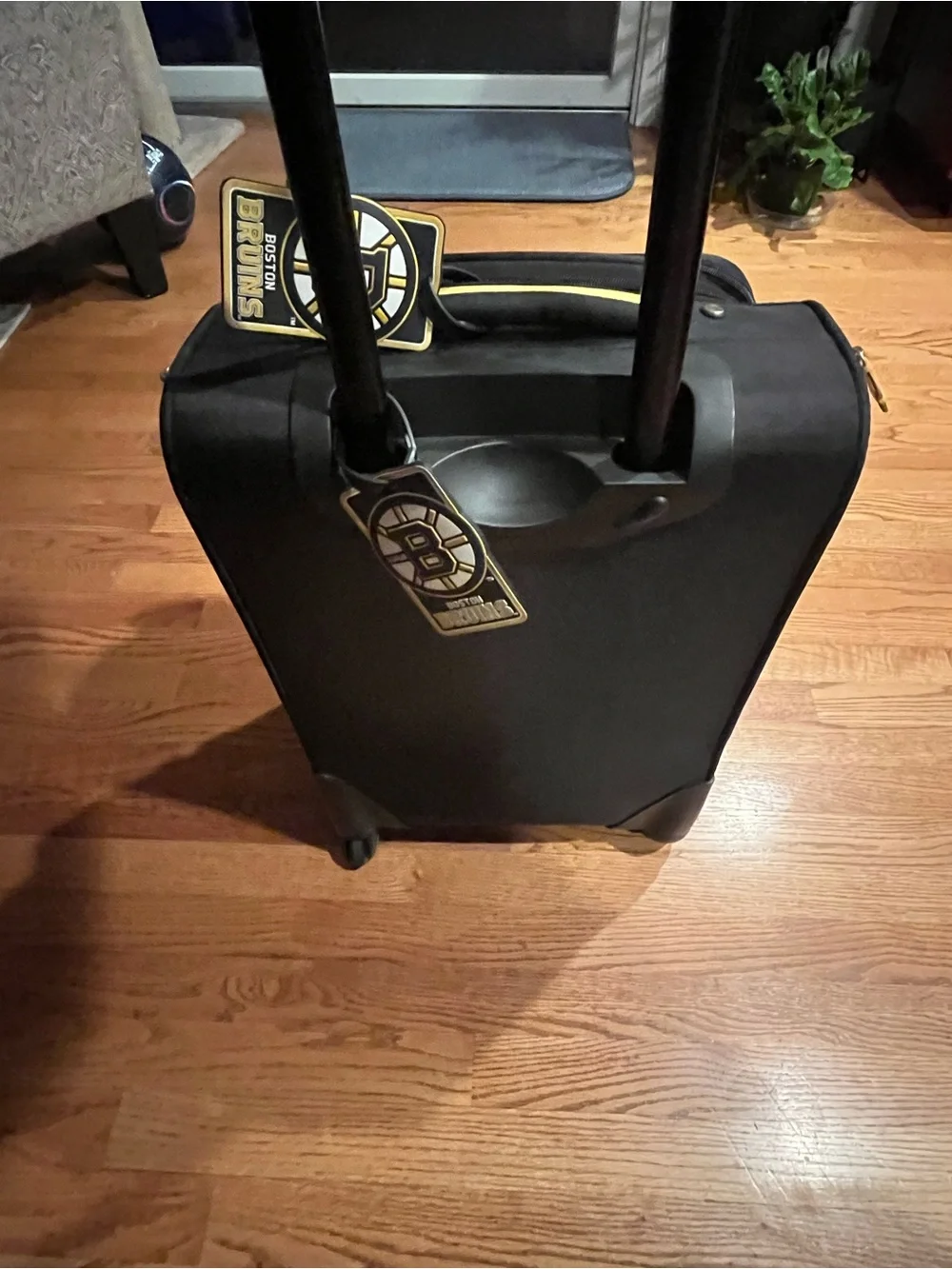 Boston Bruins 21” Black & Yellow Travel Carry-On Bag